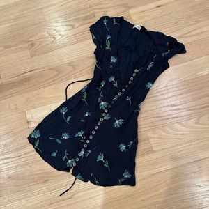Urban Outfitters Floral corset mini dress
